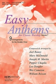 Easy Anthems for Classic Worship SAB Choral Score cover Thumbnail
